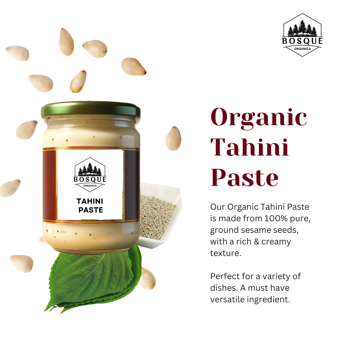 BOSQUE Organic Tahini Paste - Salted & Unsalted