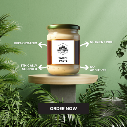 BOSQUE Organic Tahini Paste - Salted & Unsalted